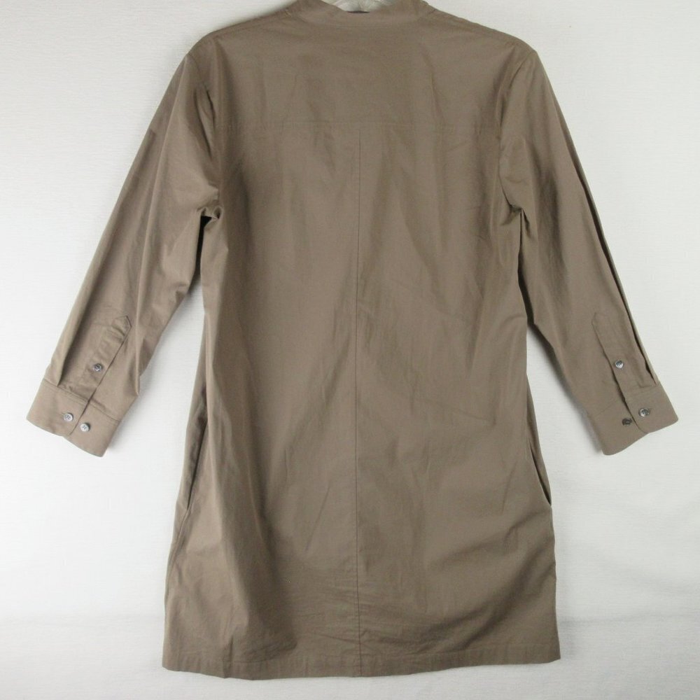 Theory Jullitah Lace Tie Front Dress Size 4 3/4 Sleeve - Picture 2 of 13